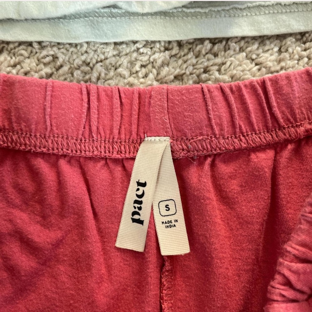 ‼️GUC: Pact Organic Women's Striped All Ease Sleep Matching Set - Picture 5 of 5